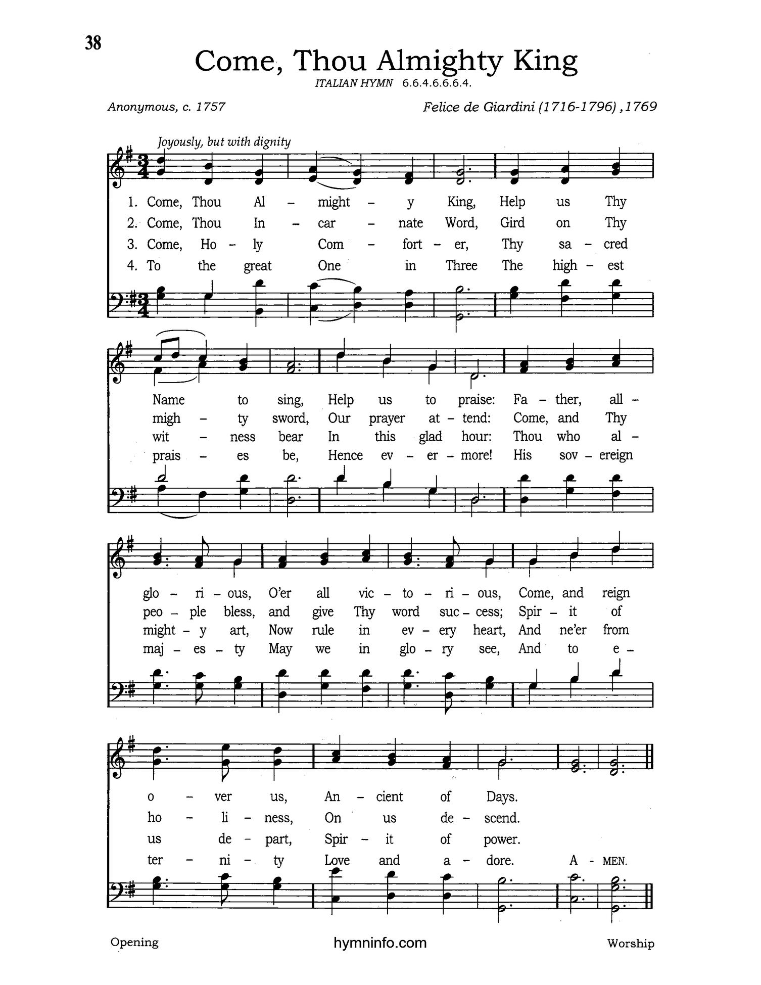 Come Thou Almighty King