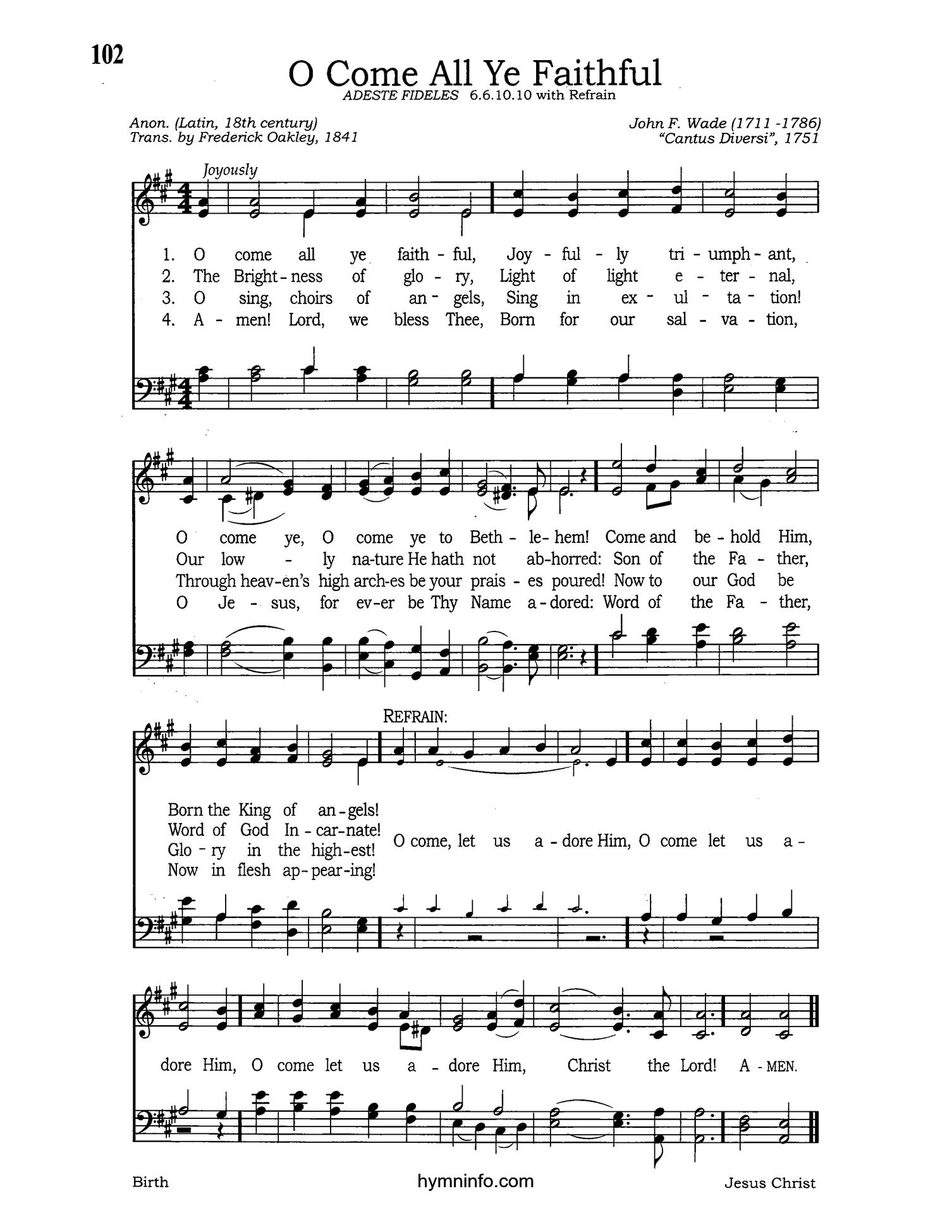 O Come All Ye Faithful