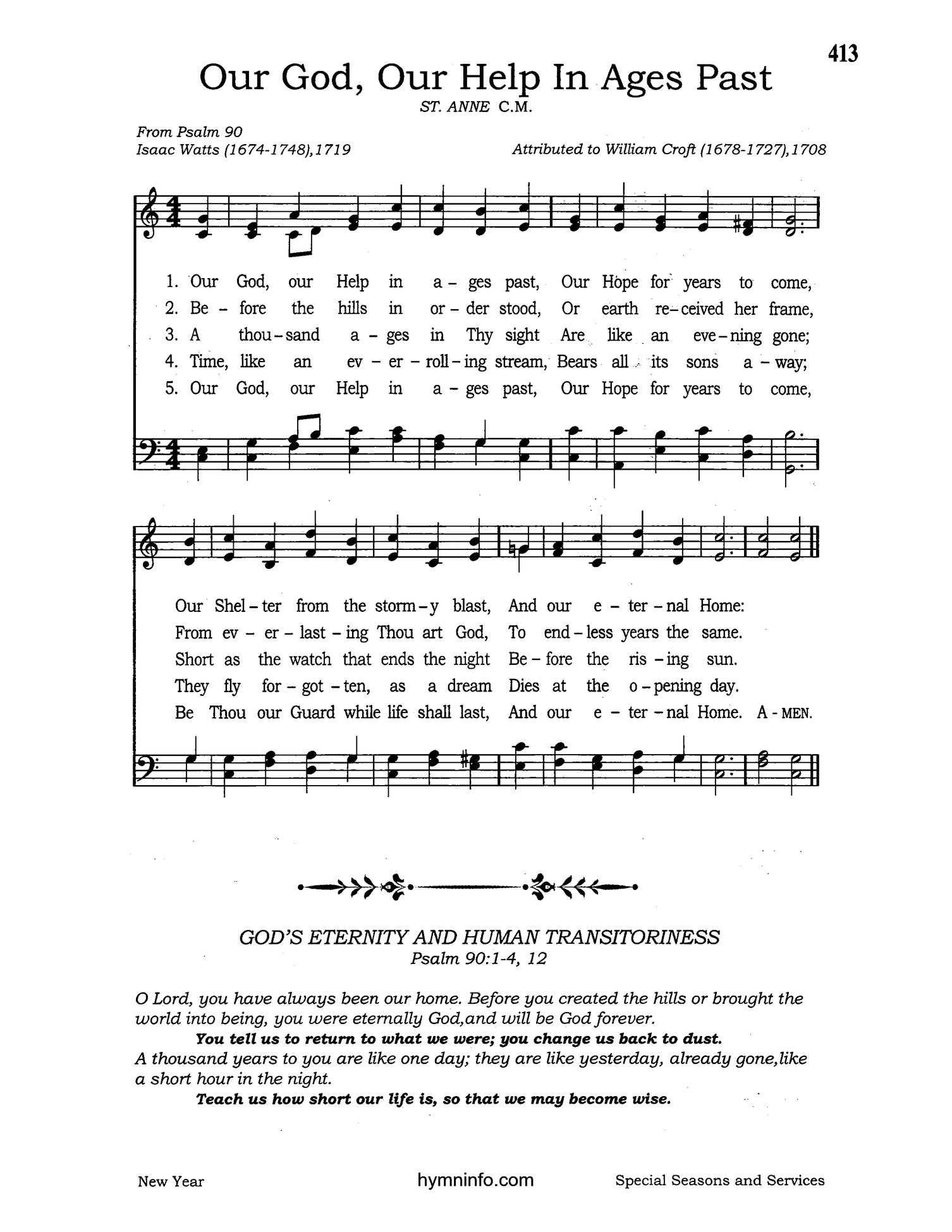 Our God, Our Help in Ages Past