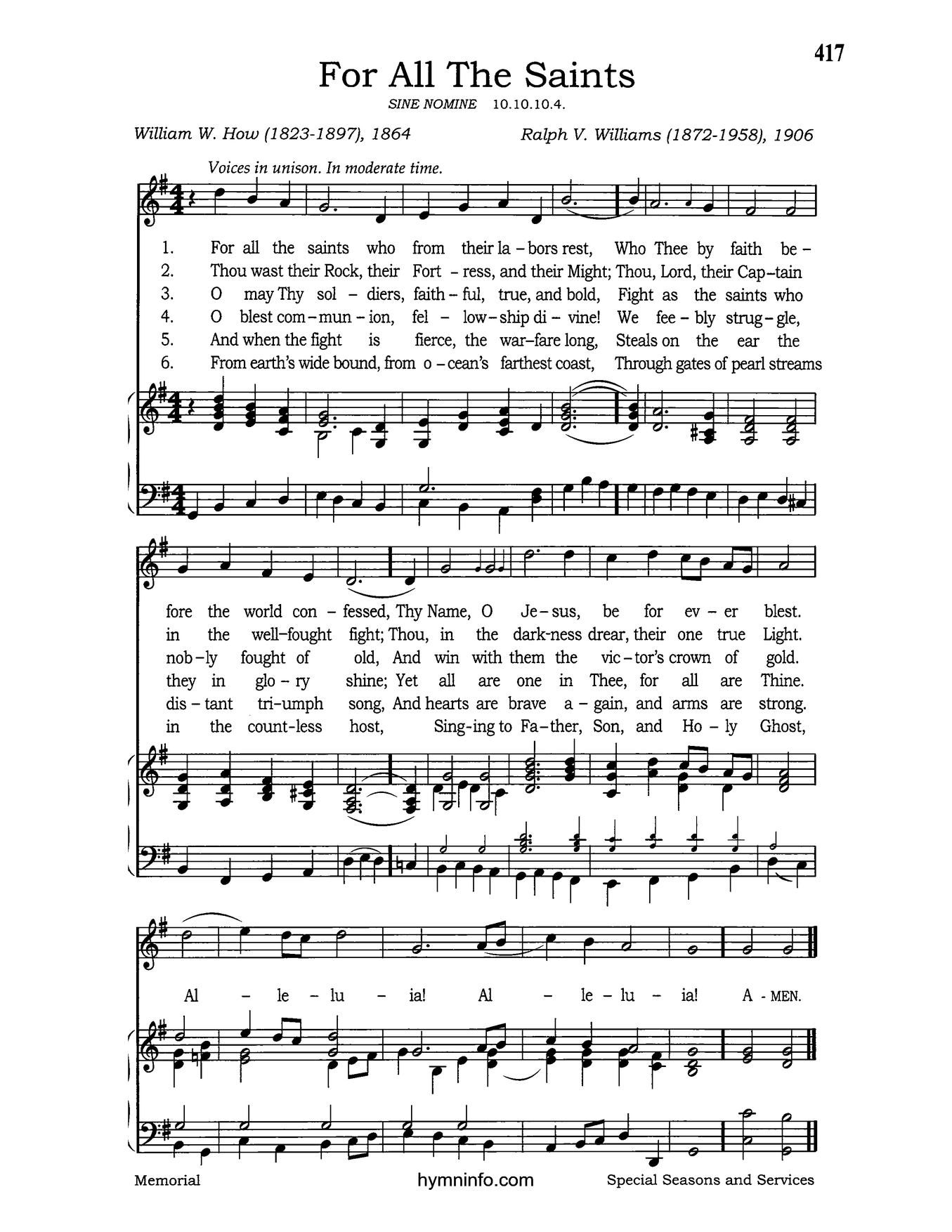 For All the Saints