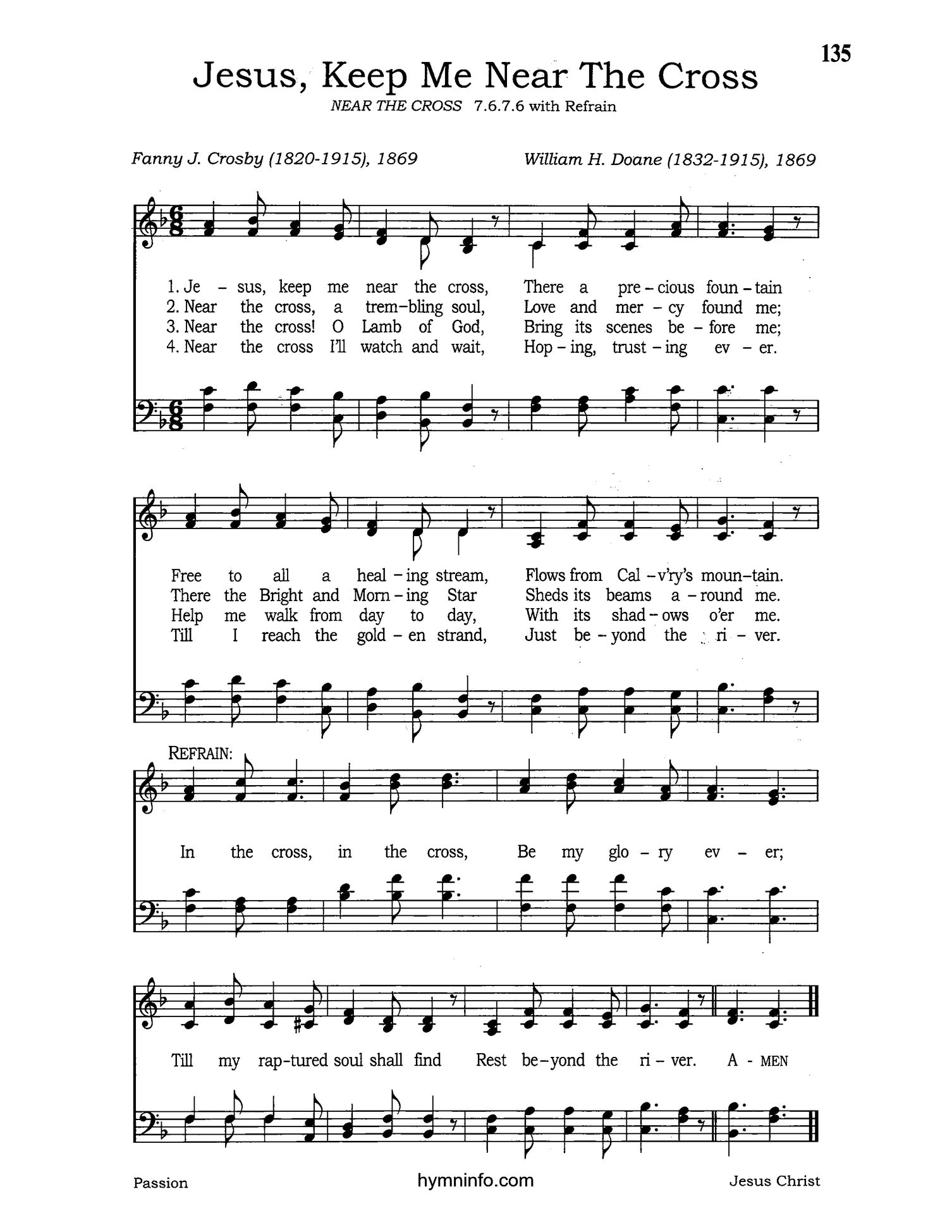 Jesus, Keep Me Near the Cross