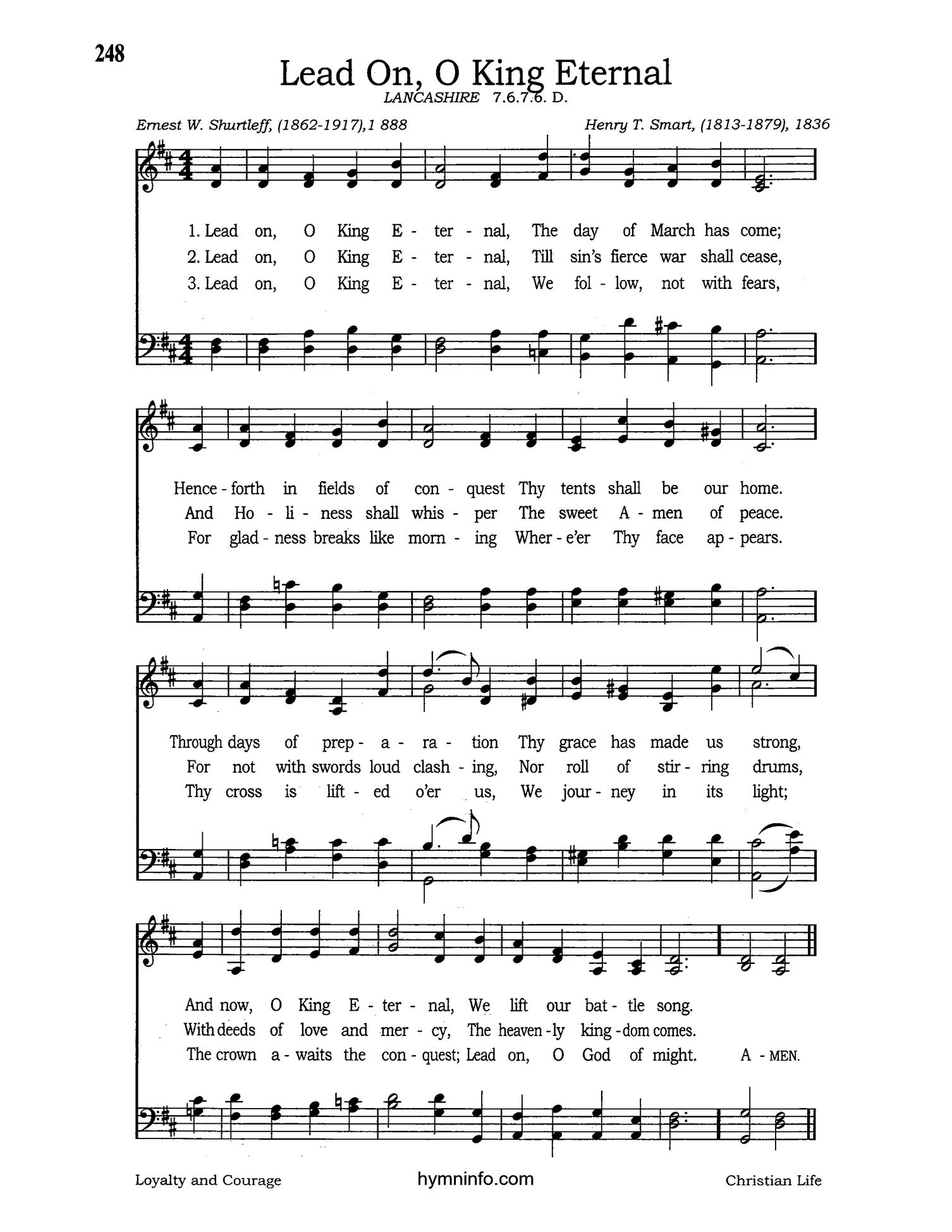 Lead On, O King Eternal