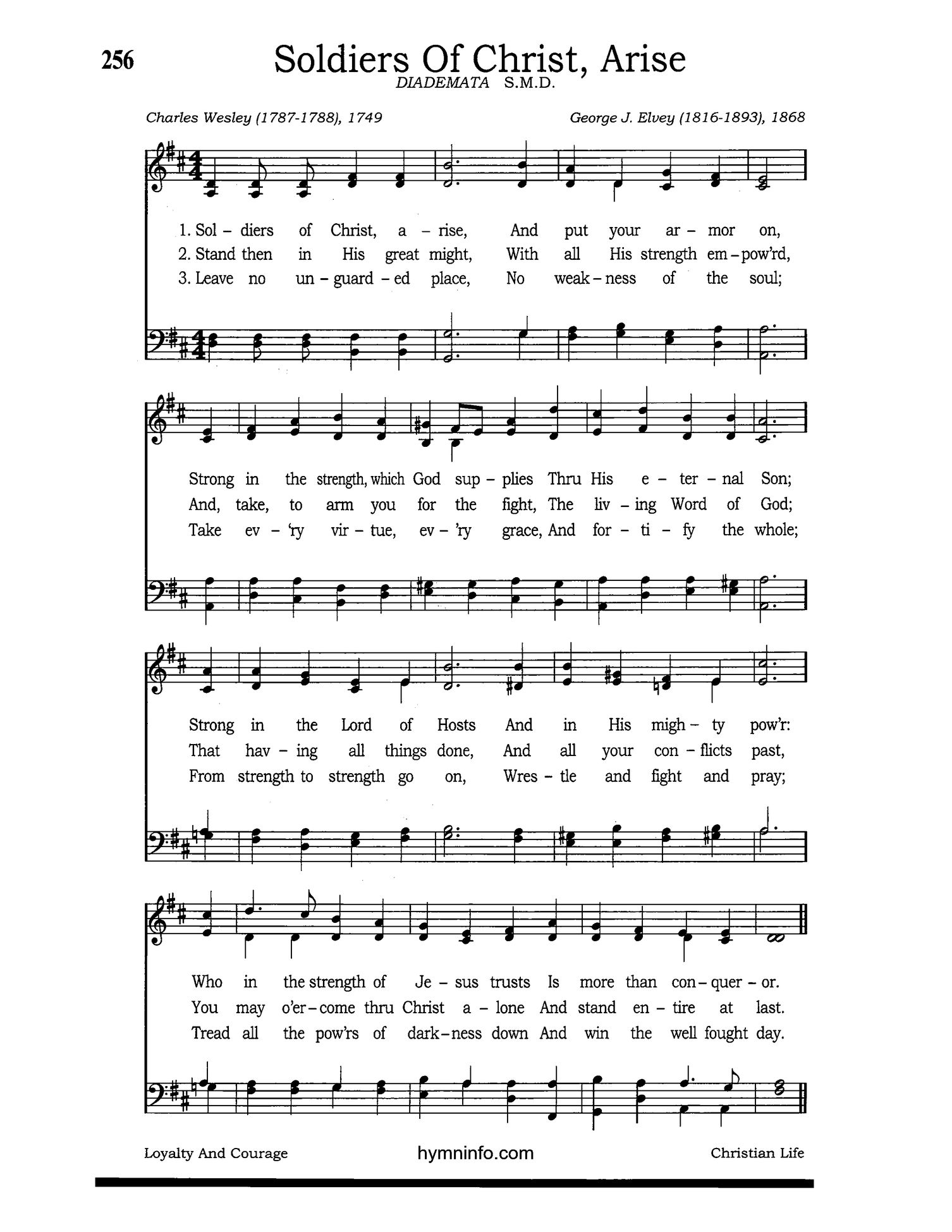 Soldiers of Christ, Arise