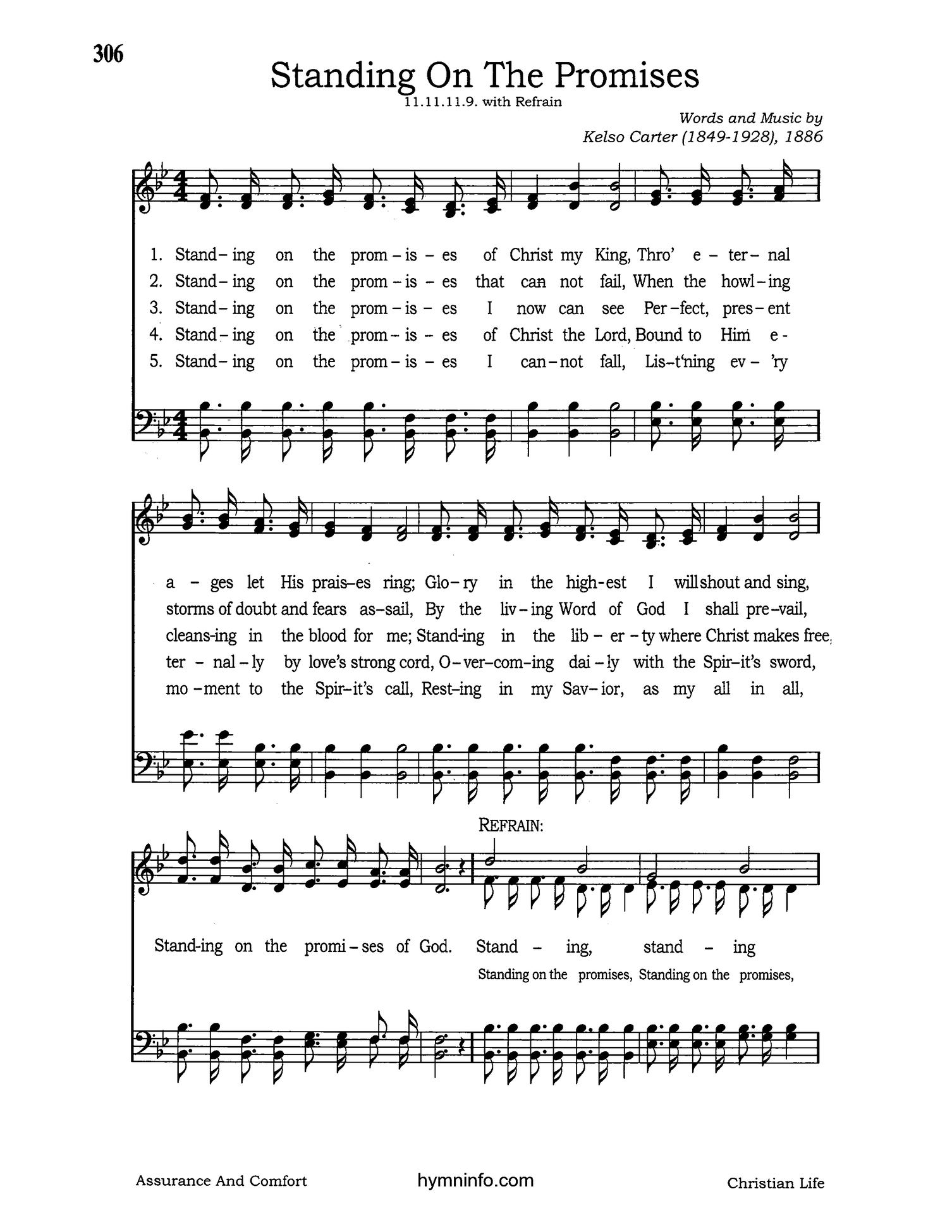 Standing on the Promises - Hymn Story, Lyrics, and Meaning | HymnInfo