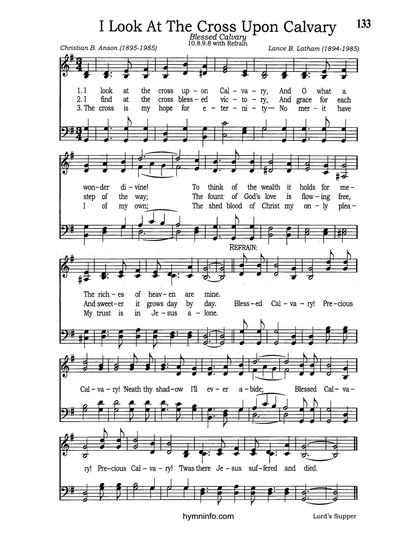 I Look At The Cross Upon Calvary – Page 2