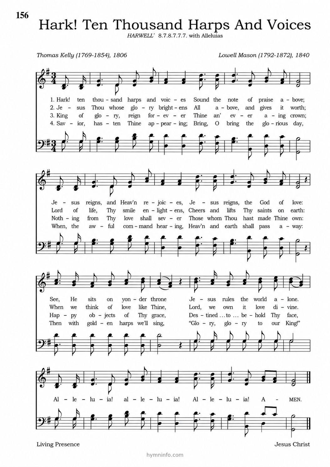 Hark! Ten Thousand Harps And Voices – Page 1