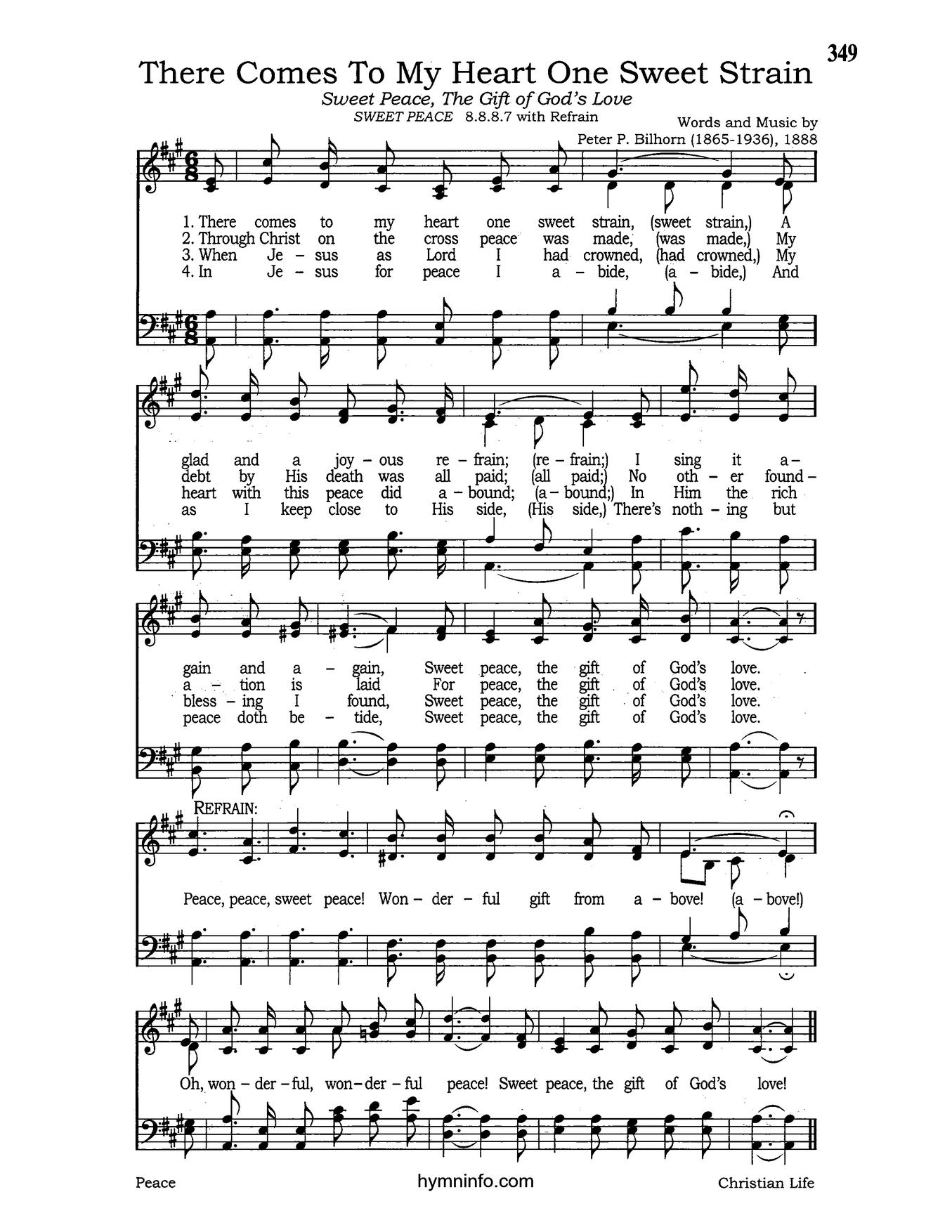 Sweet Peace, the Gift of God's Love