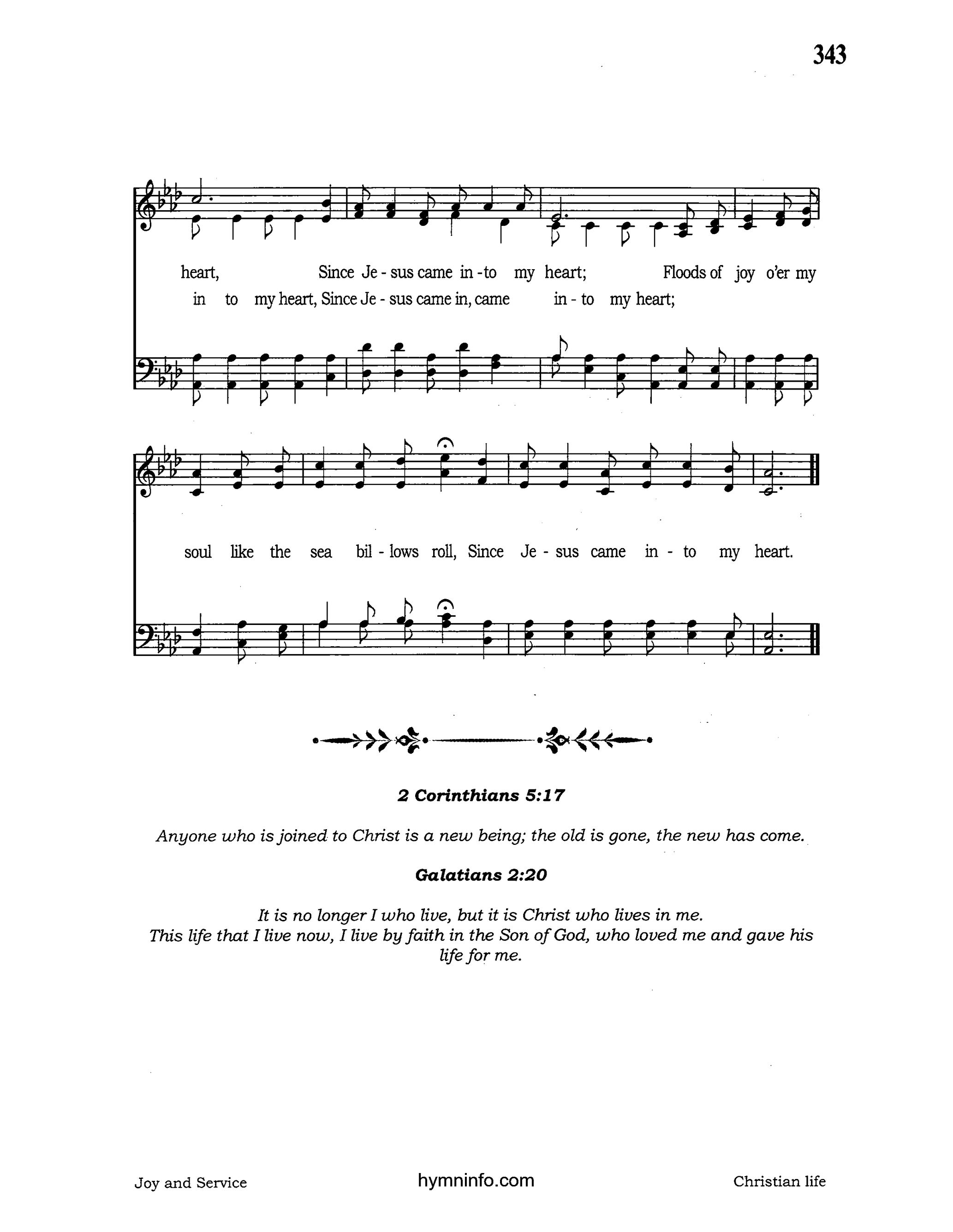 Since Jesus Came into My Heart – Page 2